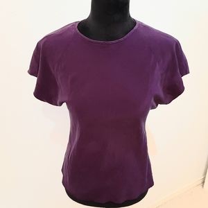 Silk purple blouse